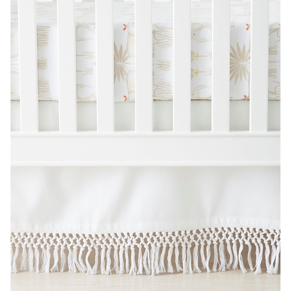 Serena & Lily Macramé Crib Skirt